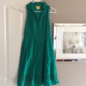 Anthropologie Maeve dress green 2